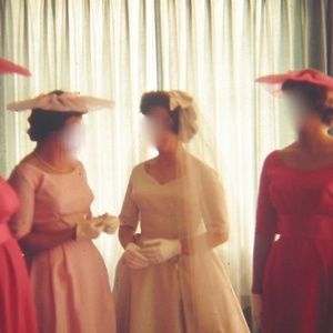 1960s Pink Harry Keiser Dress w matching hat